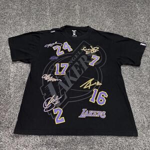 Lakers Unk Signature Y2K Kobe Bryant 8 La Lakers Team Nba Tee Shirt Xl